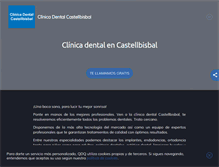 Tablet Screenshot of dentistacastellbisbal.com